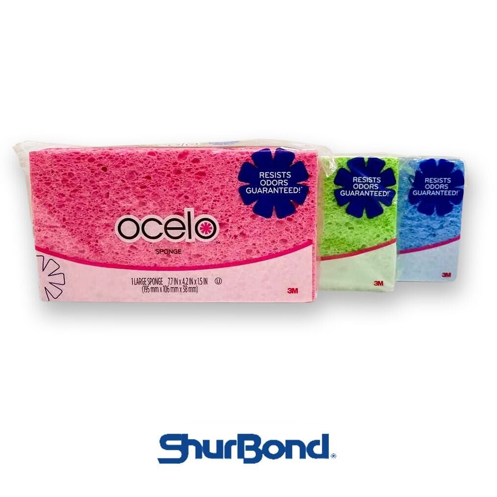 3M O-Cel-O Heavy-Duty Sponges – 3 Pack