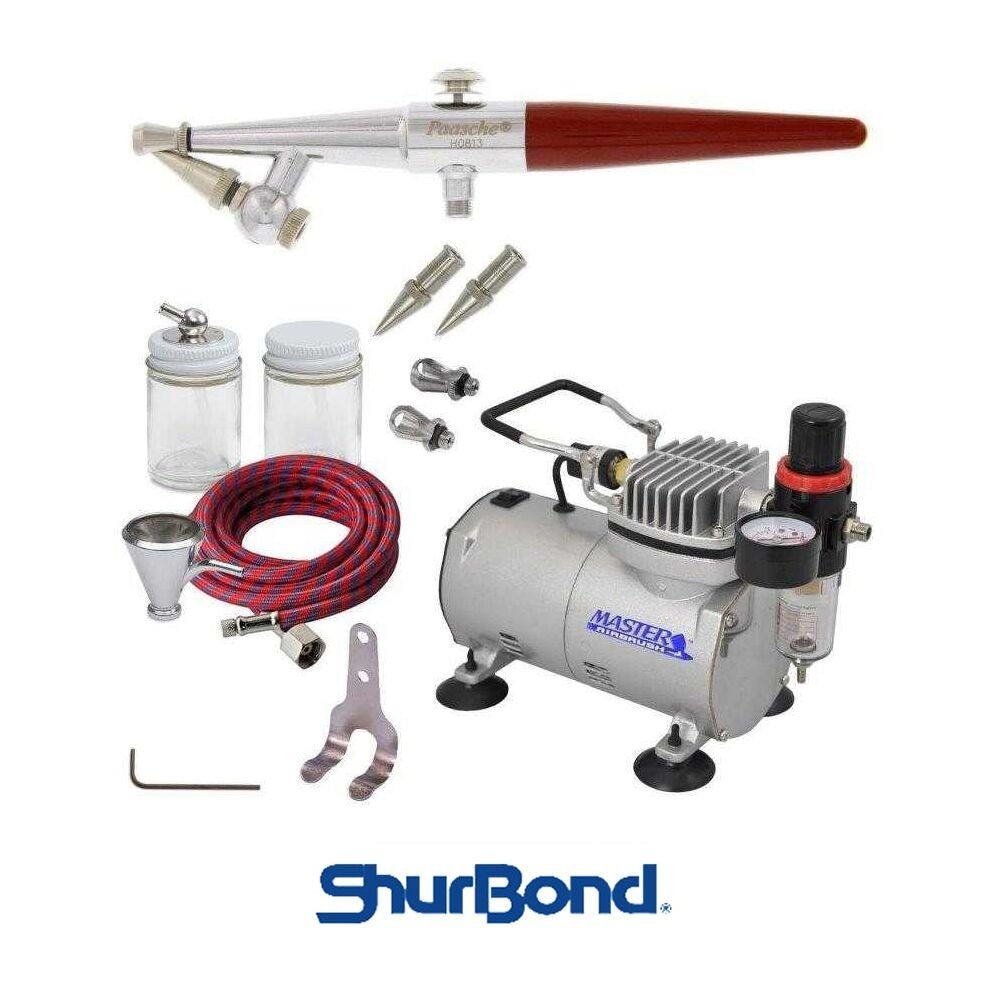 Master Compressor & Paasche Airbrush System